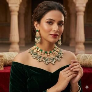 Bridal kundan Necklace set