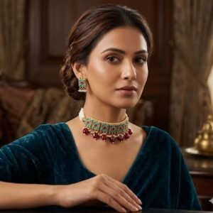 Bridal kundan choker set