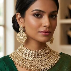 Bridal kundan Necklace set