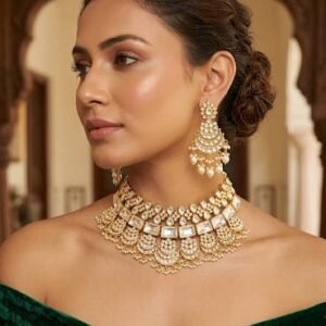 Bridal kundan Necklace set