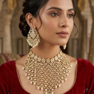 Bridal kundan Necklace set
