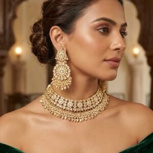 Bridal kundan Necklace set