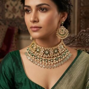 Bridal kundan choker set