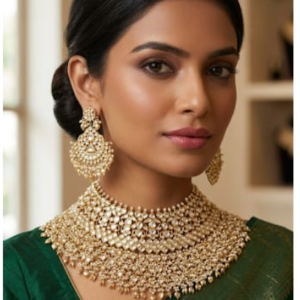 Pachi kundan set